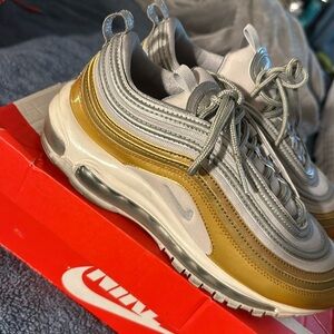 Silver/Gold Air Max 97